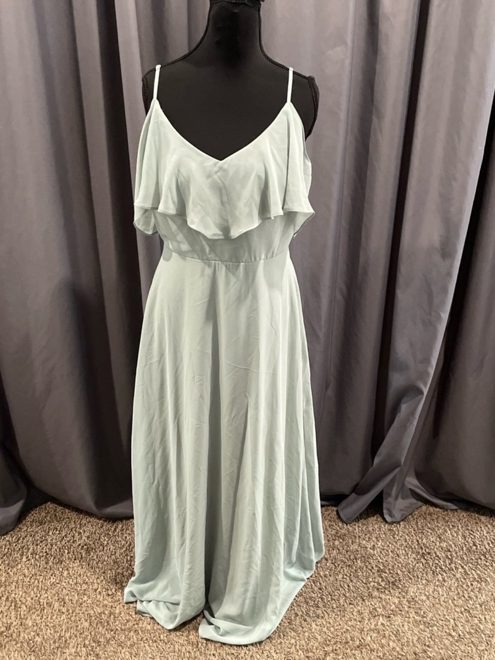 birdy grey Jane chiffon dress in Sage size medium
